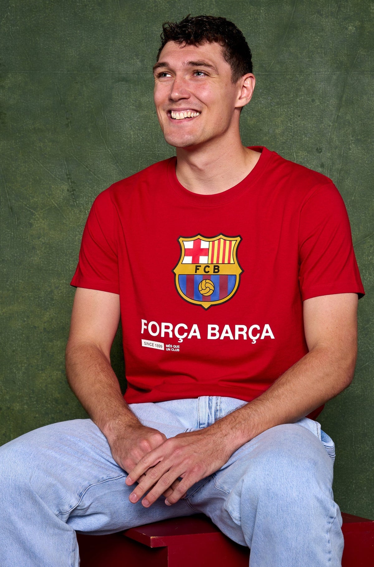 T-shirt red Força Barça
