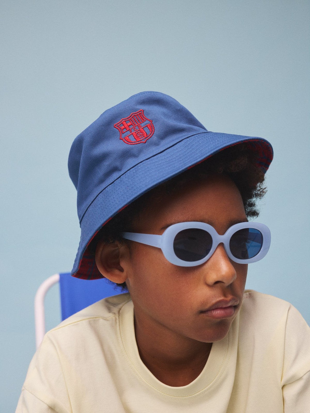 Reversible hat Beachclub Barça