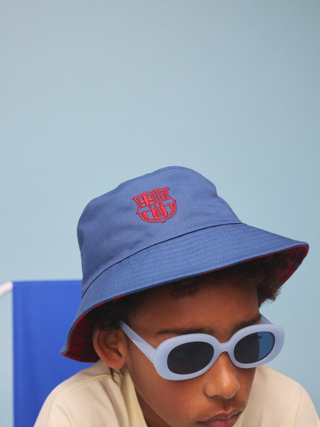 Reversible hat Beachclub Barça