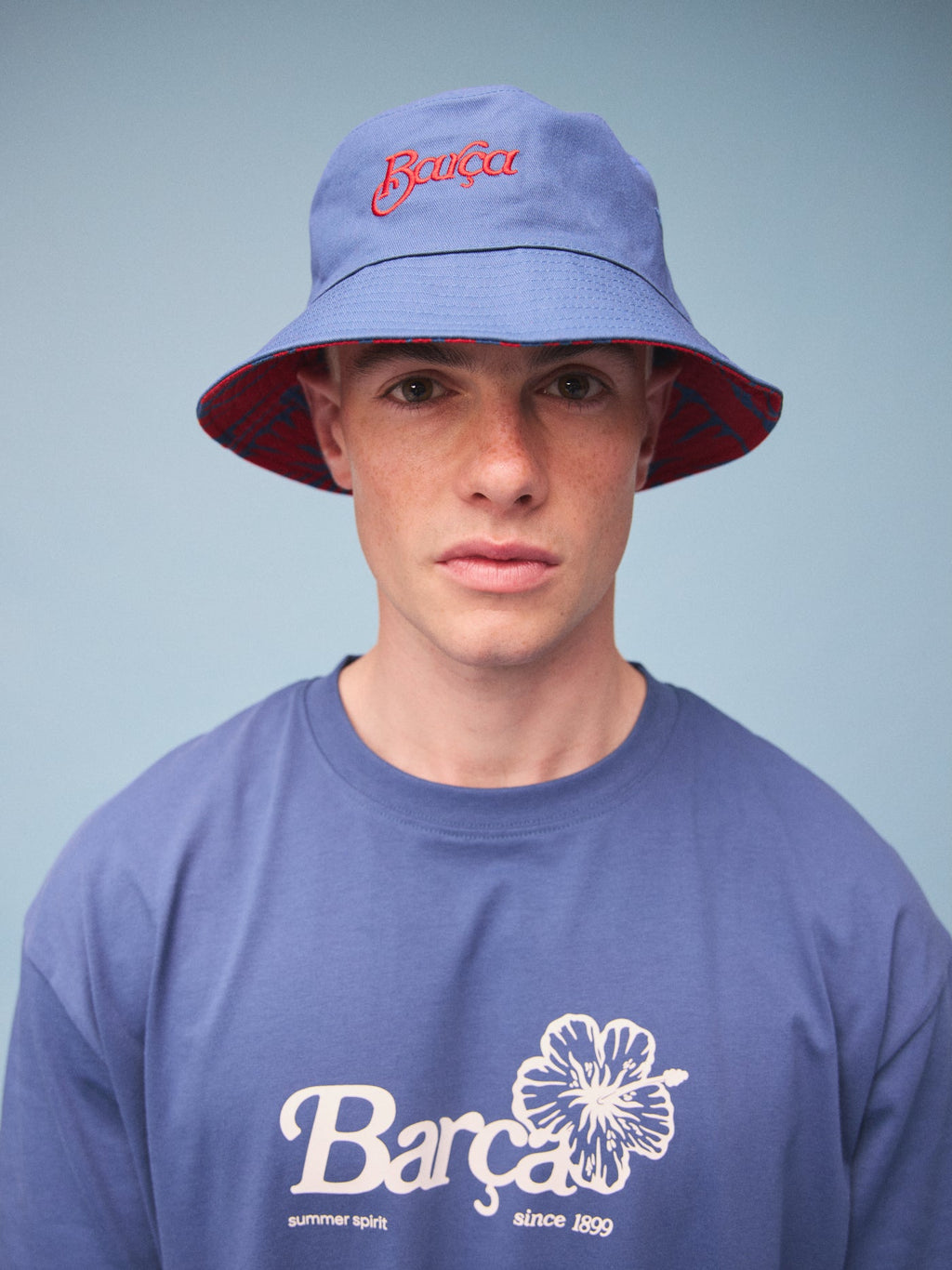 Reversible hat Beachclub Barça