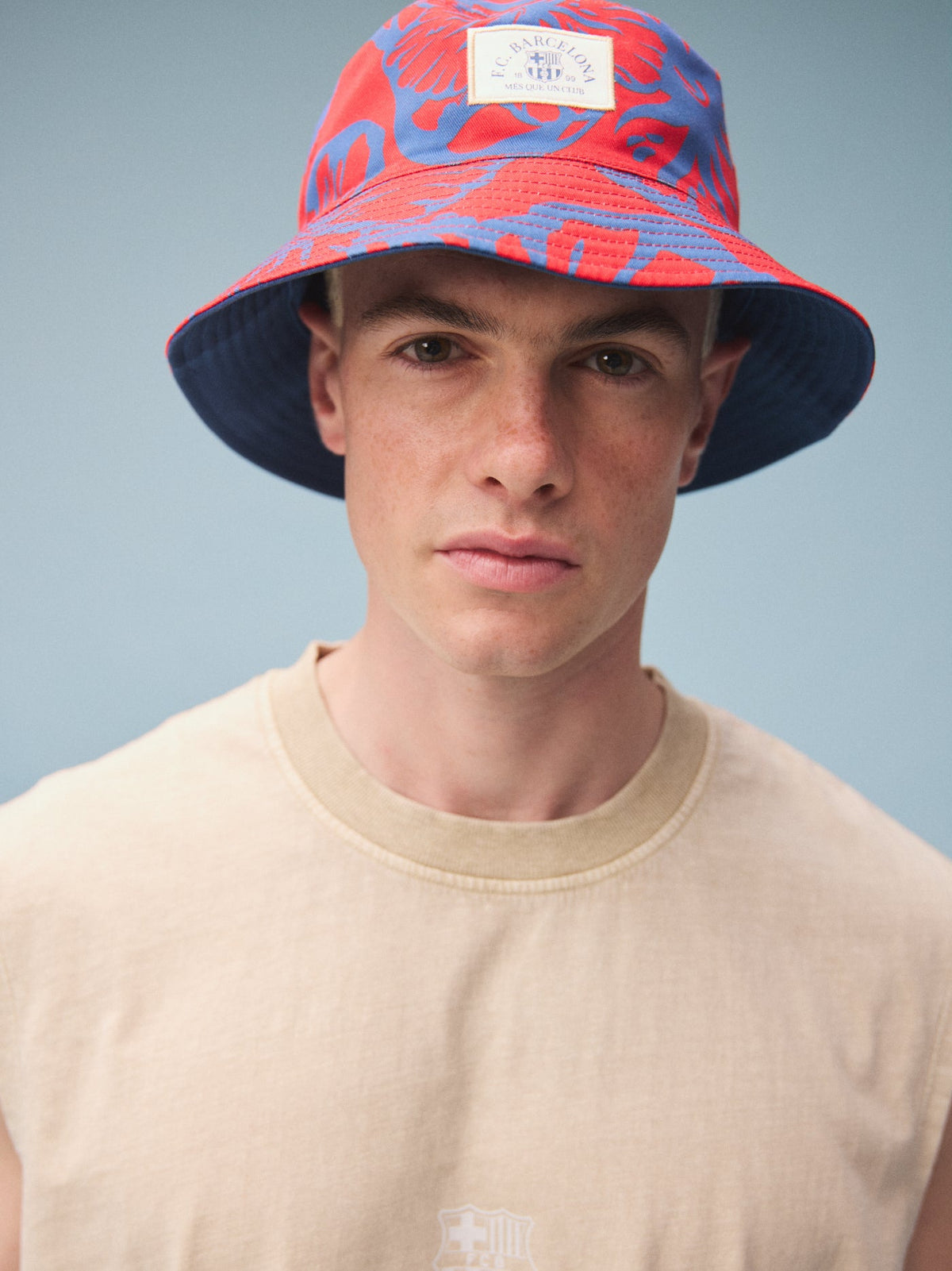 Reversible hat Beachclub Barça