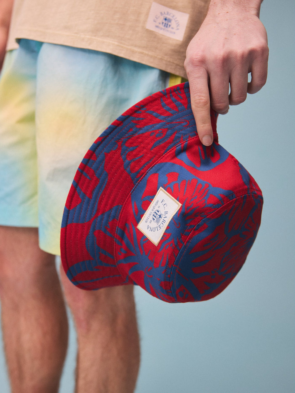 Reversible hat Beachclub Barça