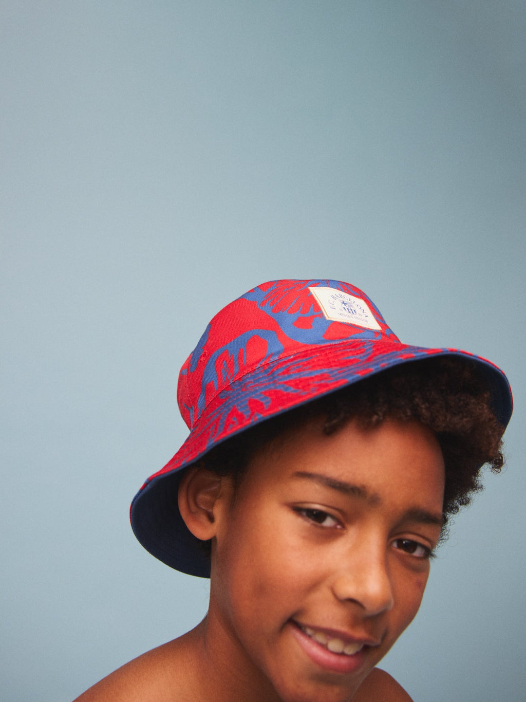 Reversible hat Beachclub Barça