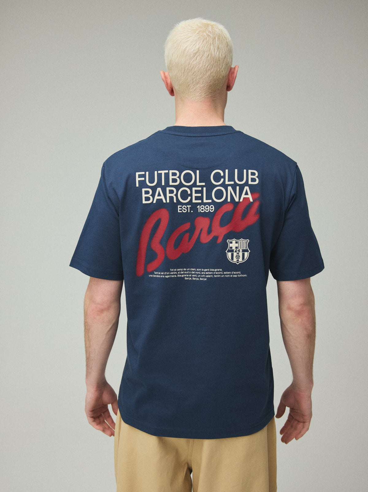 T-shirt Navy Core Anthem Barça