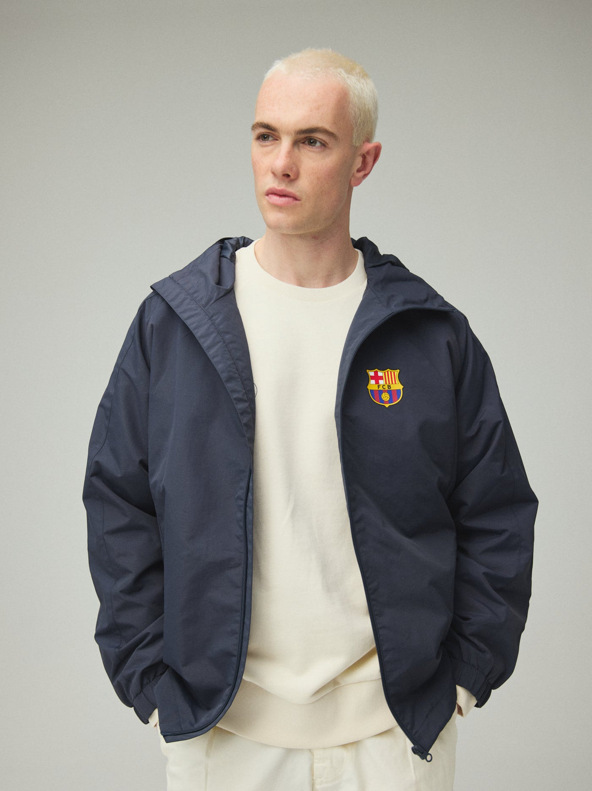 Light Jacket Navy Core Barça