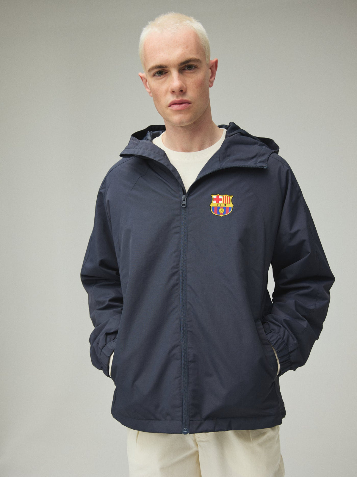Light Jacket Navy Core Barça