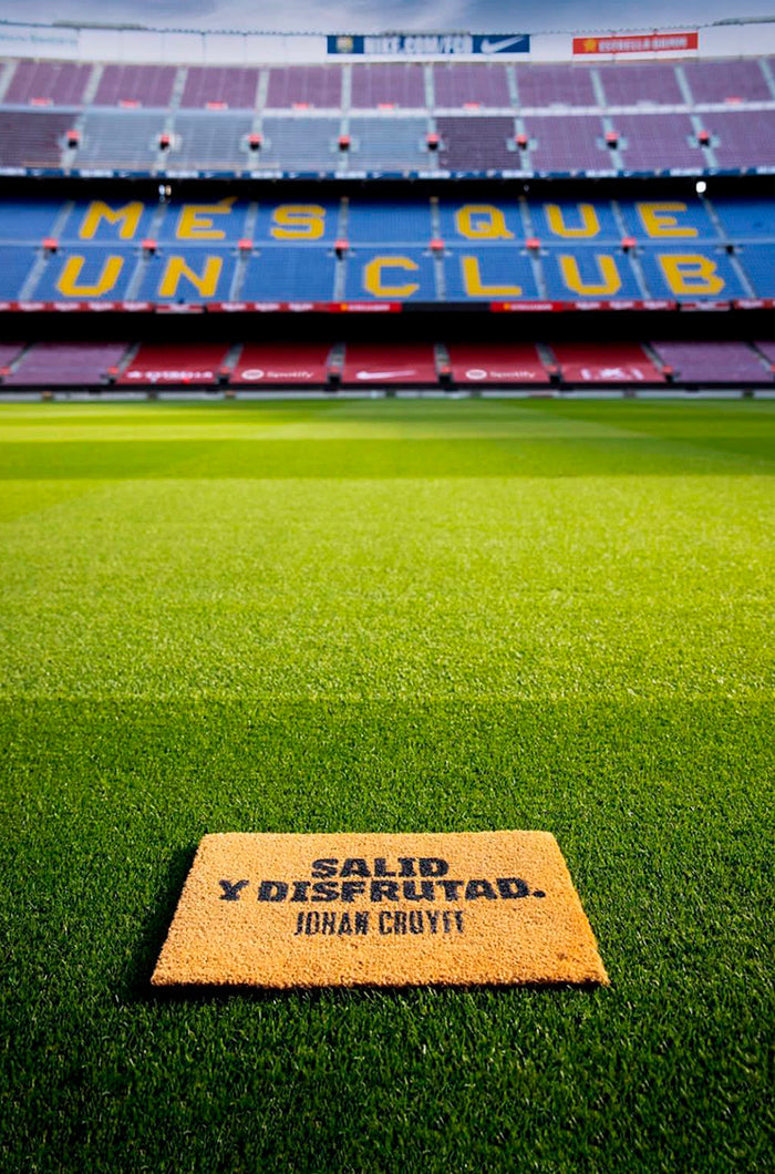 “Salid y disfrutad” Doormat Johan Cruyff Barça