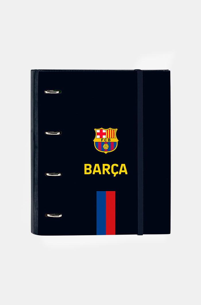 Ring binder with FC Barcelona replacement cover