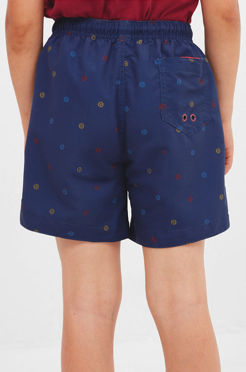 Barça Pattern Swimsuit – Junior
