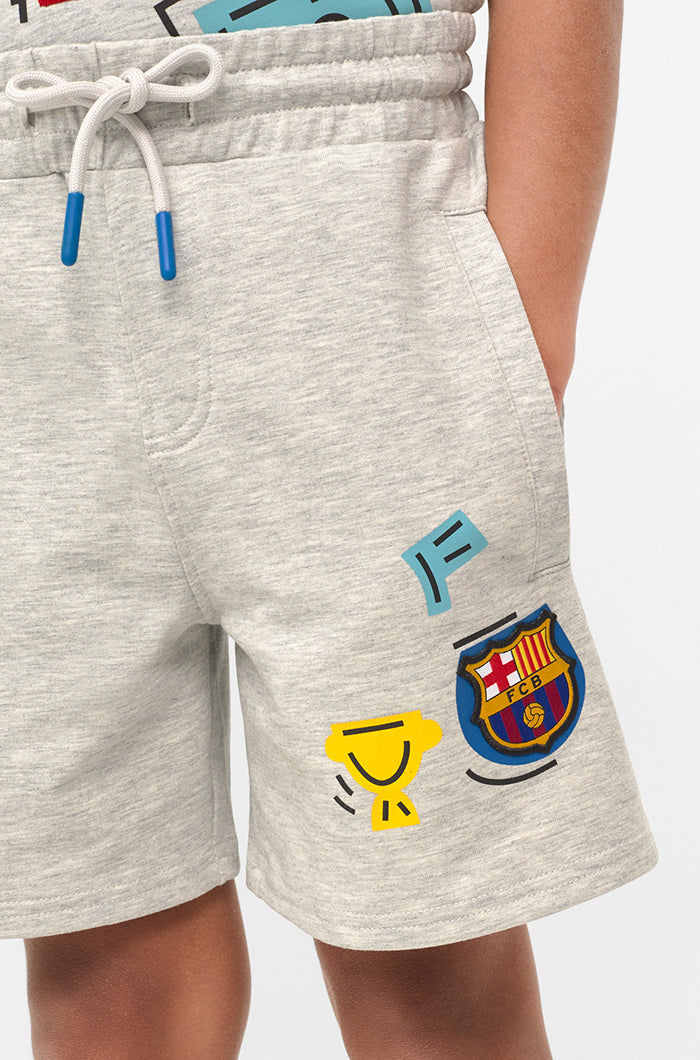 Bermuda shorts Grey Barça - Junior