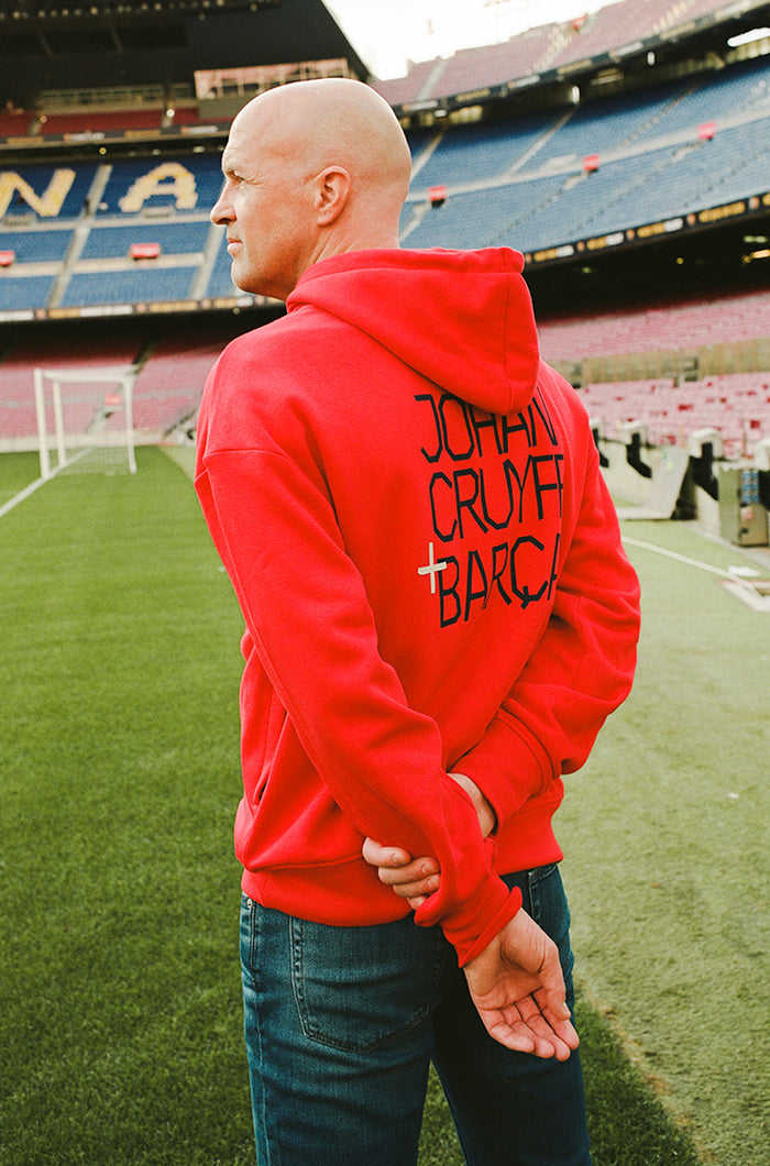 Sweatshirt red Barça Cruyff 9