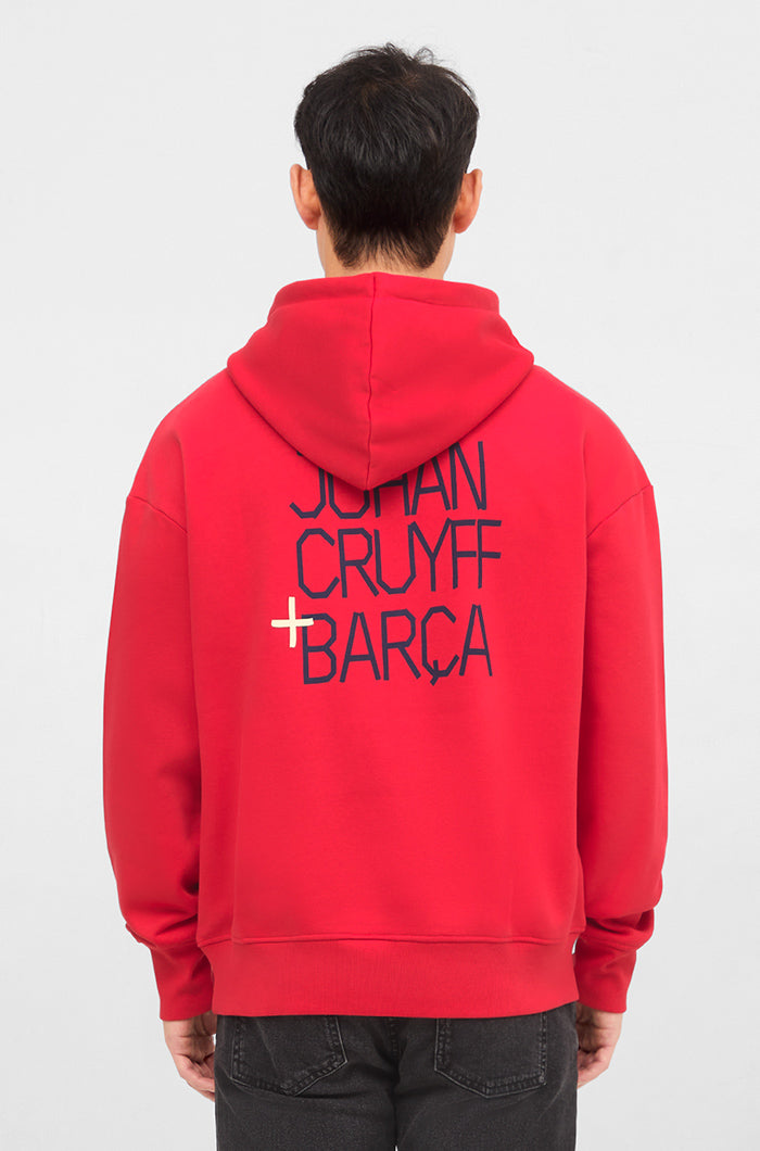 Sweatshirt red Barça Cruyff 9