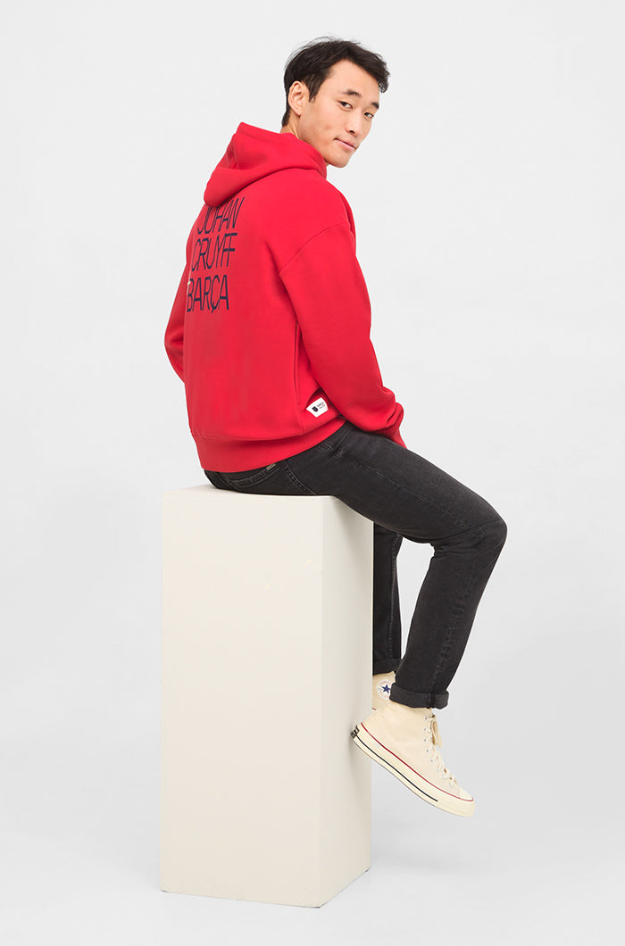 Sweatshirt red Barça Cruyff 9