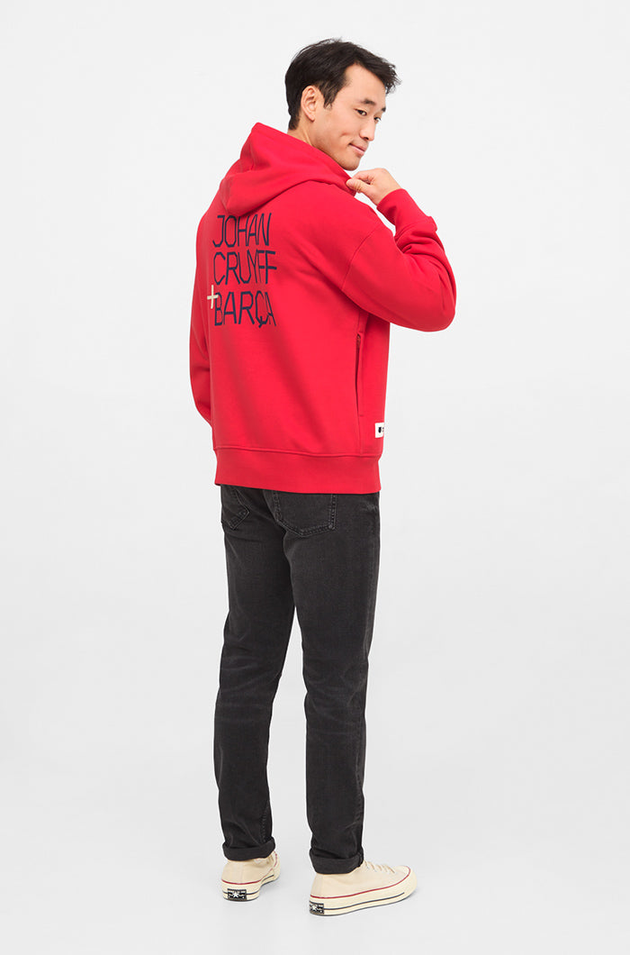 Sweatshirt red Barça Cruyff 9