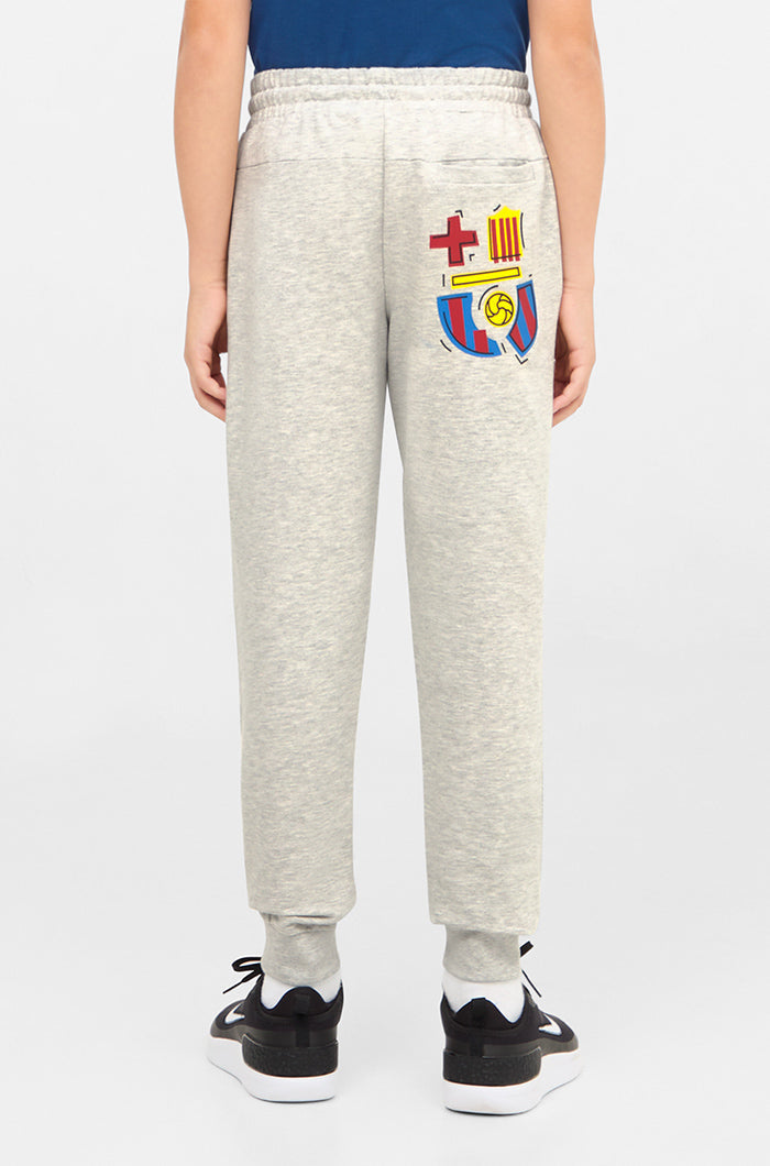 Grey Pants Barça - Junior