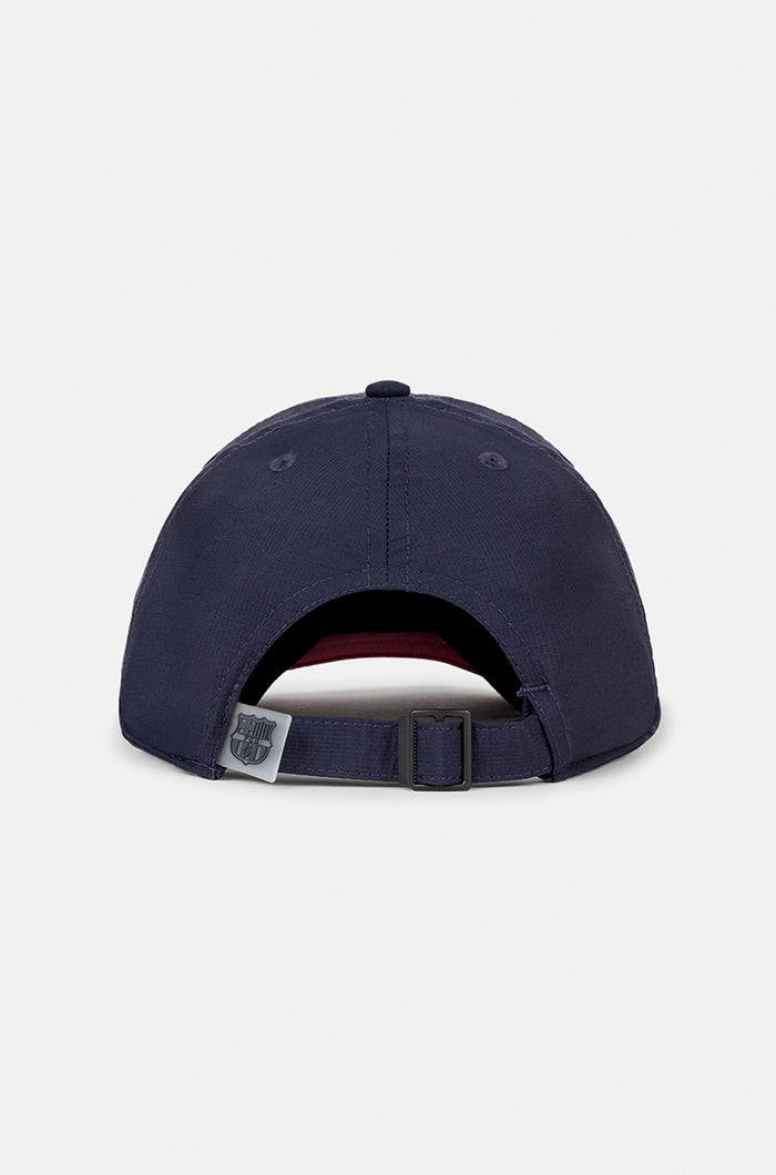 FC Barcelona cap with crest and anthem lyrics