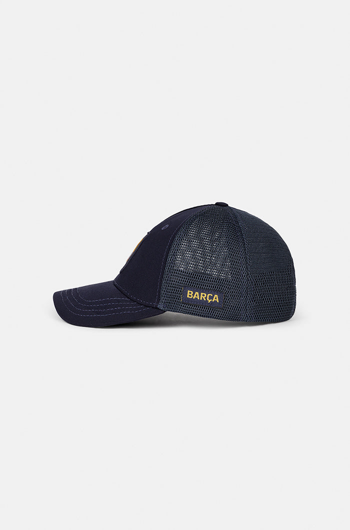 FC Barcelona blue cap with crest - Junior