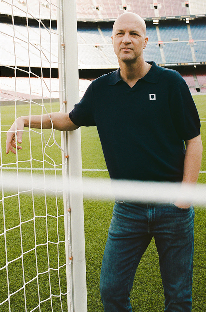Polo shirt Barça Cruyff 9 in blue