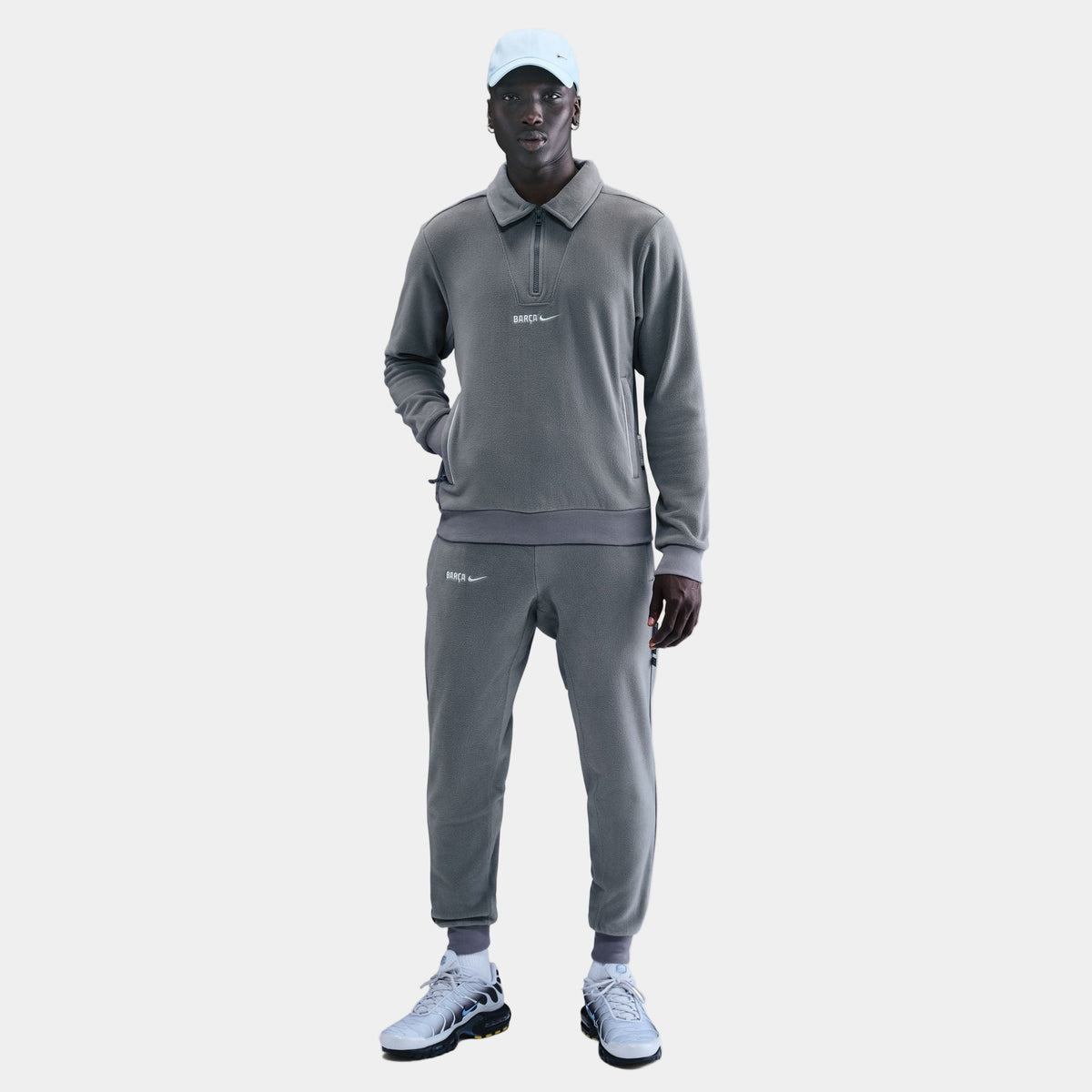 Hoodie half zip Barça Nike