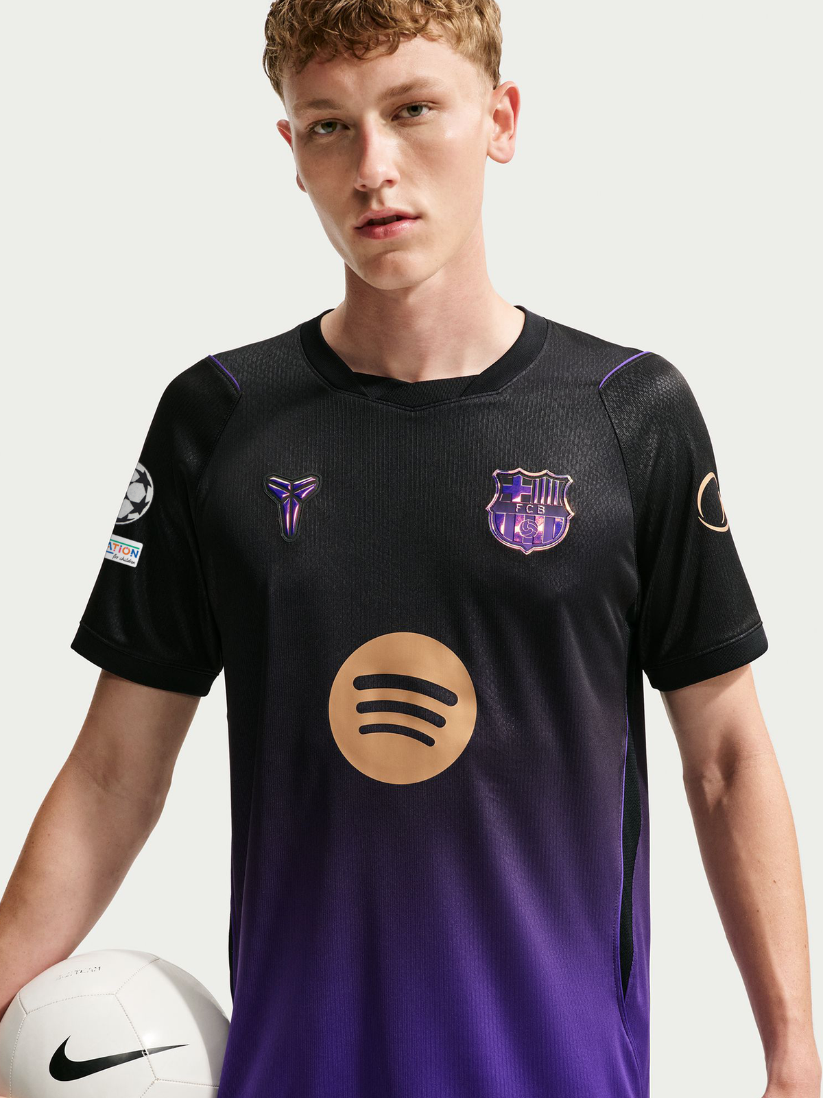 UCL Mens away jersey 26/27 FC Barcelona x Kobe Bryant