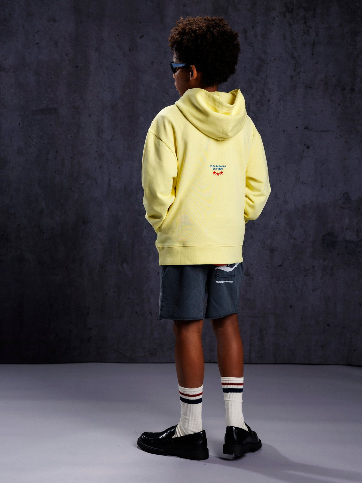 Hoodie Yellow Aftermatch Barça