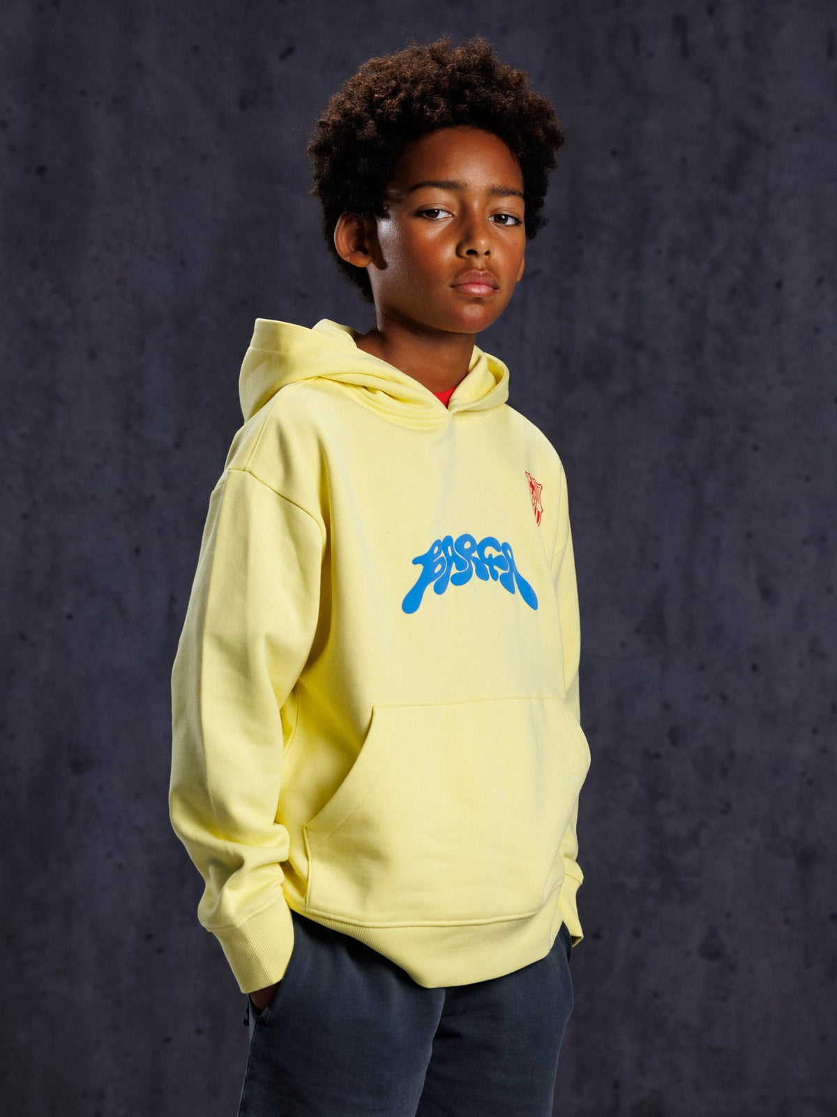 Hoodie Yellow Aftermatch Barça