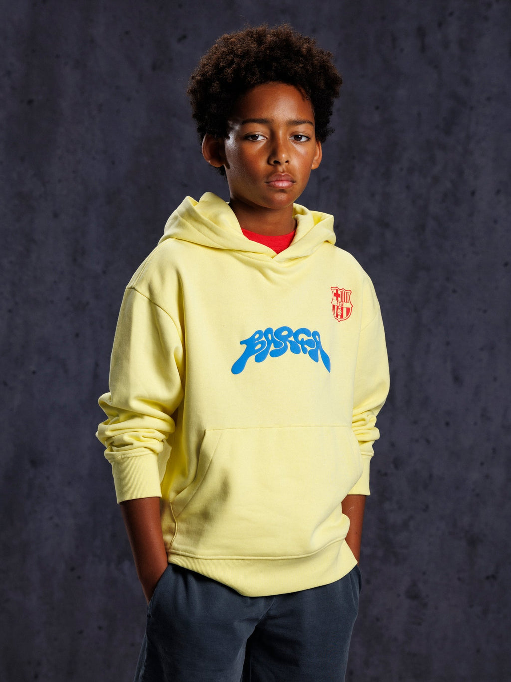Hoodie Yellow Aftermatch Barça