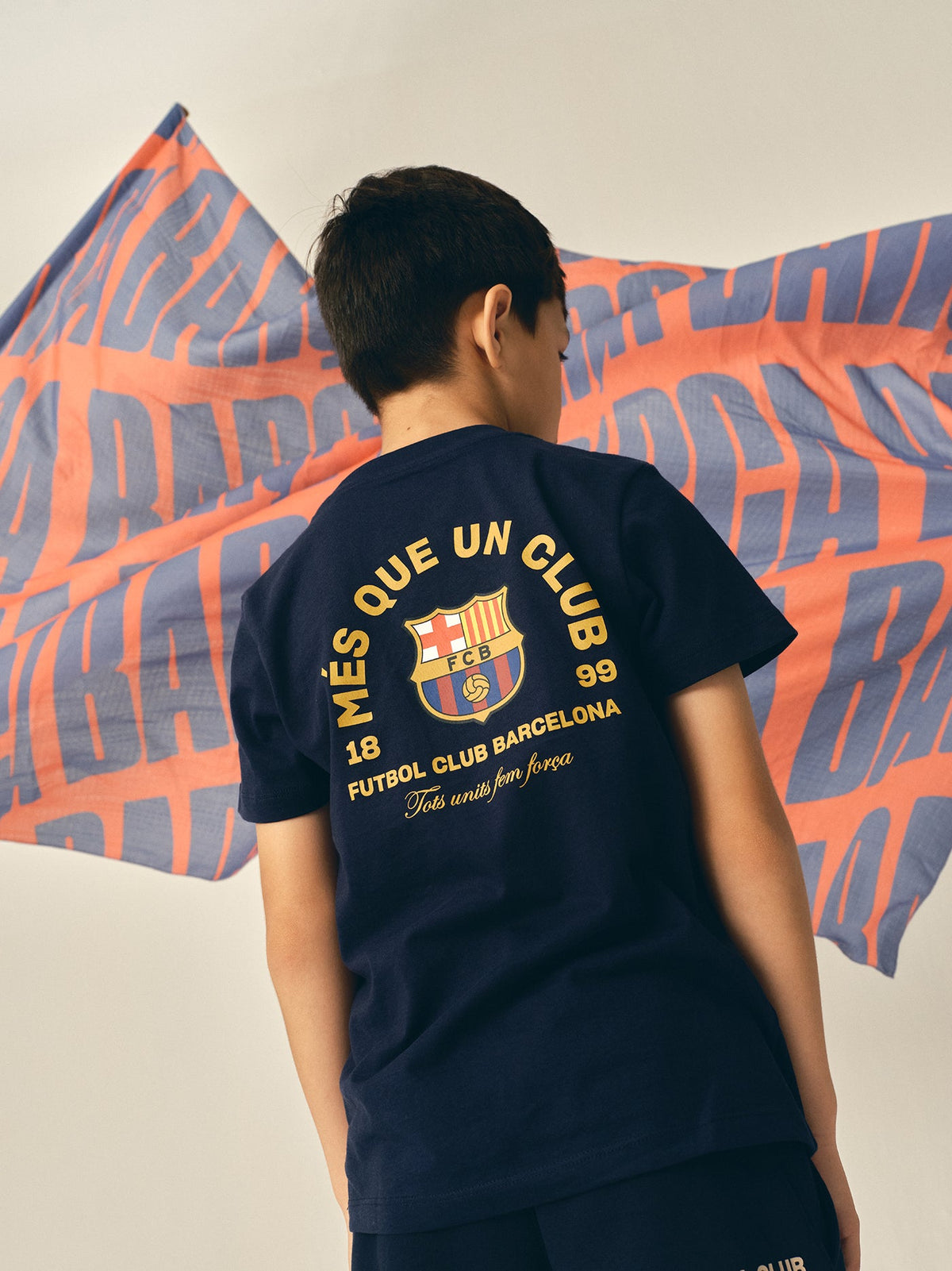 T-shirt Core Navy MÉS QUE UN CLUB - Junior