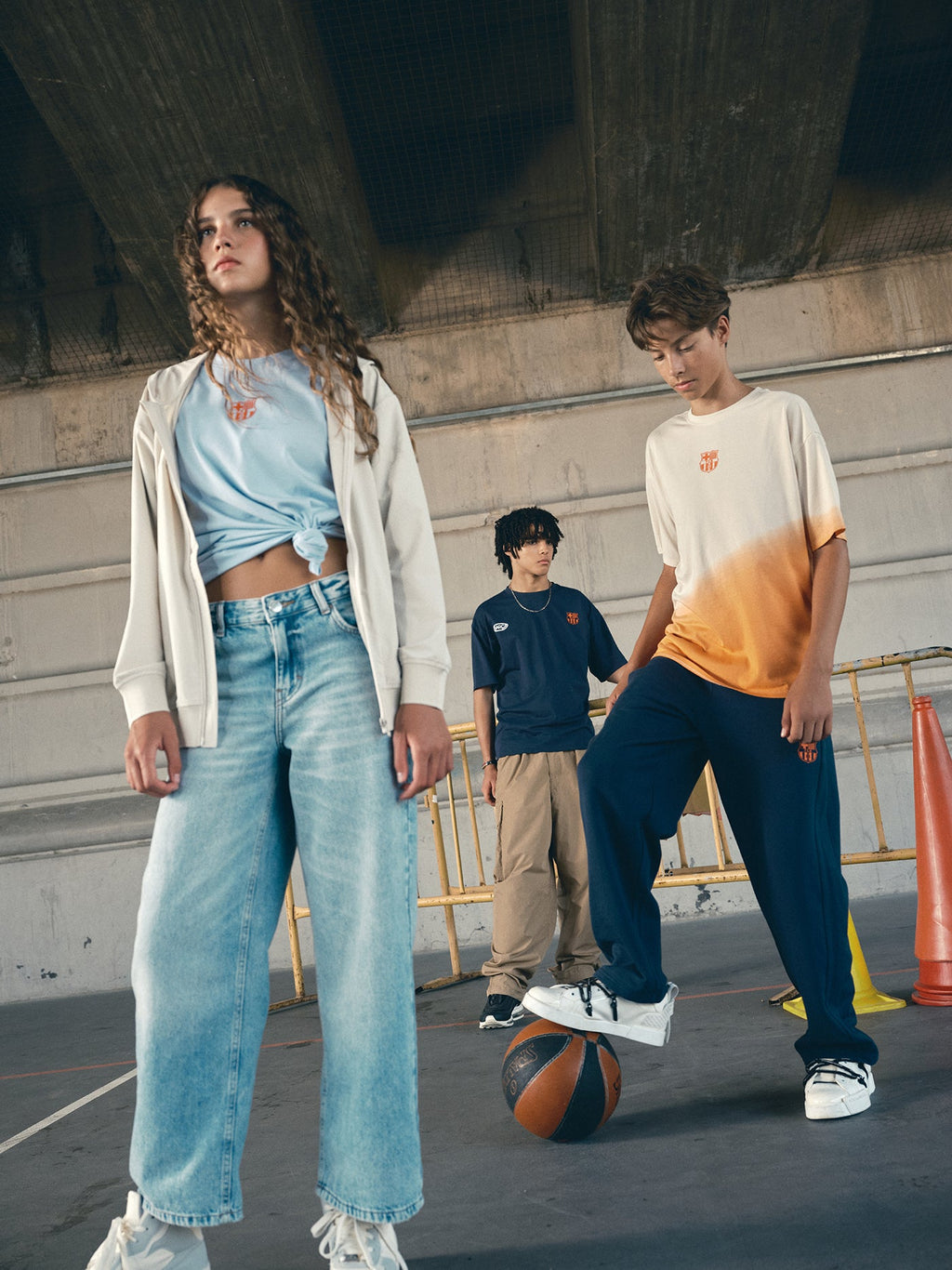 Pant Navy Barça Essentials - Junior