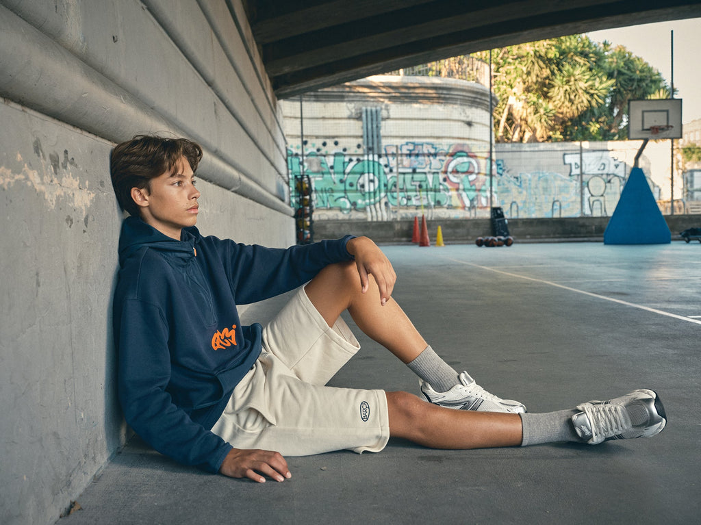 Short White Barça Essentials - Junior