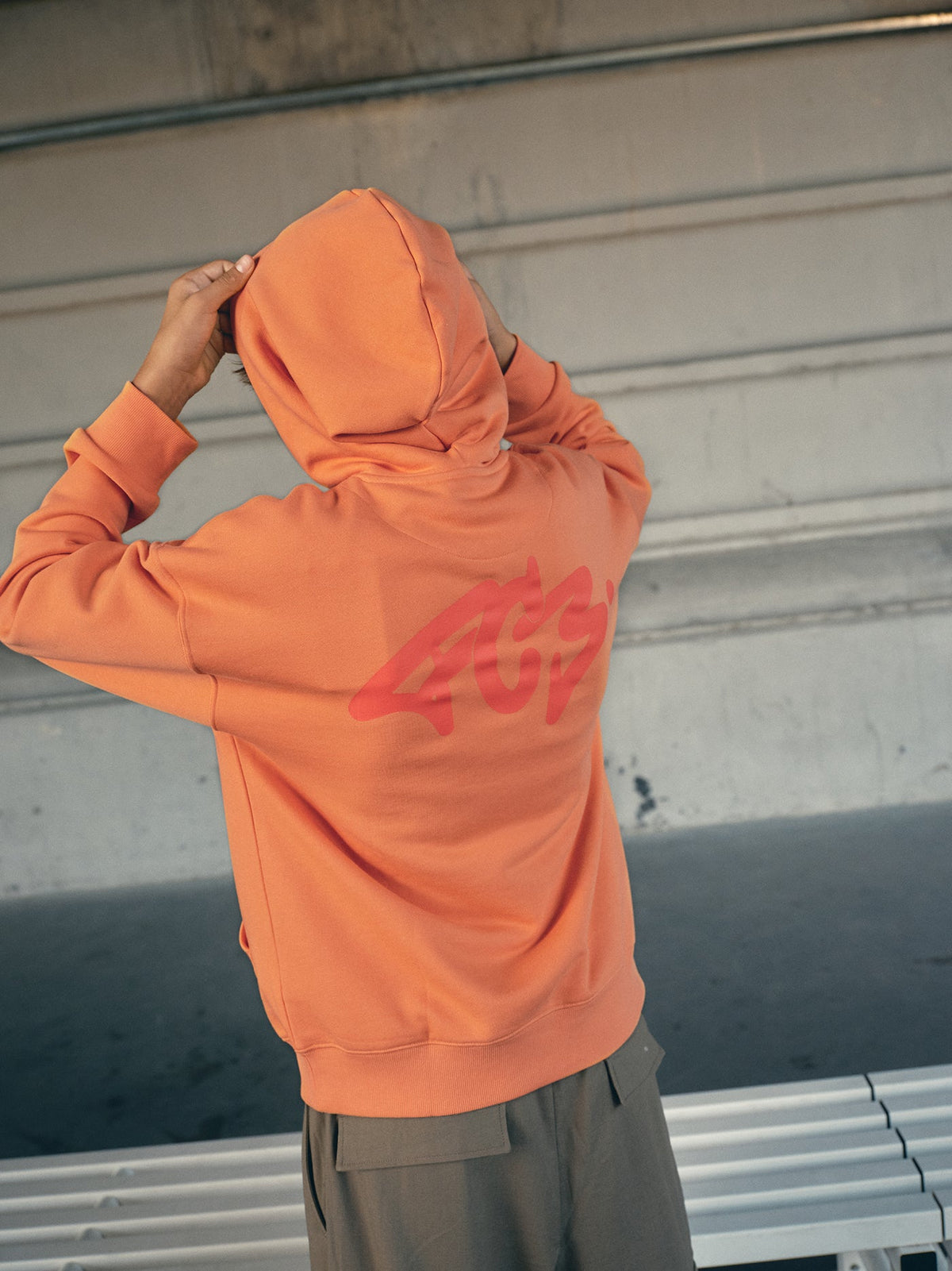 Hoodie Orange Barça Essentials - Junior
