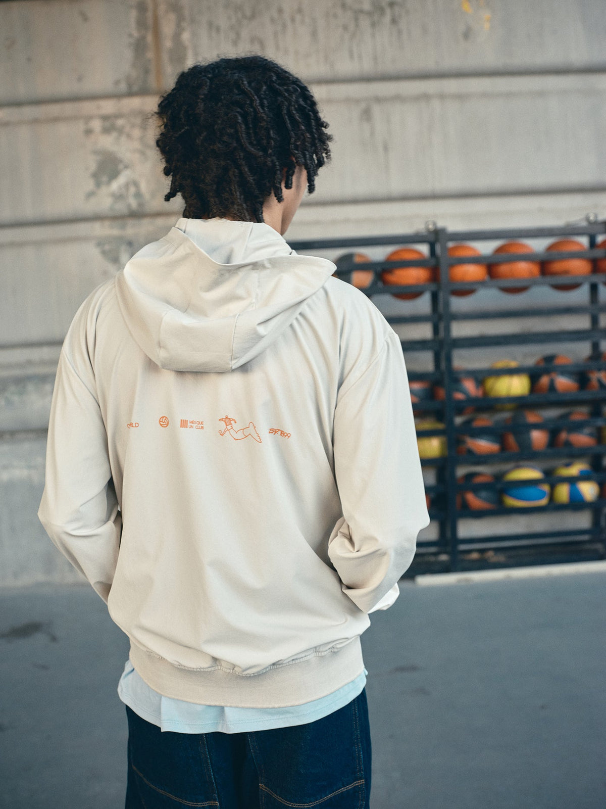 Light Jacket White Barça Essentials - Junior