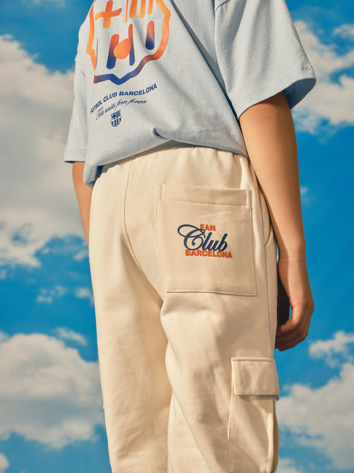 Pants Ecru Fan Club Barça - Junior