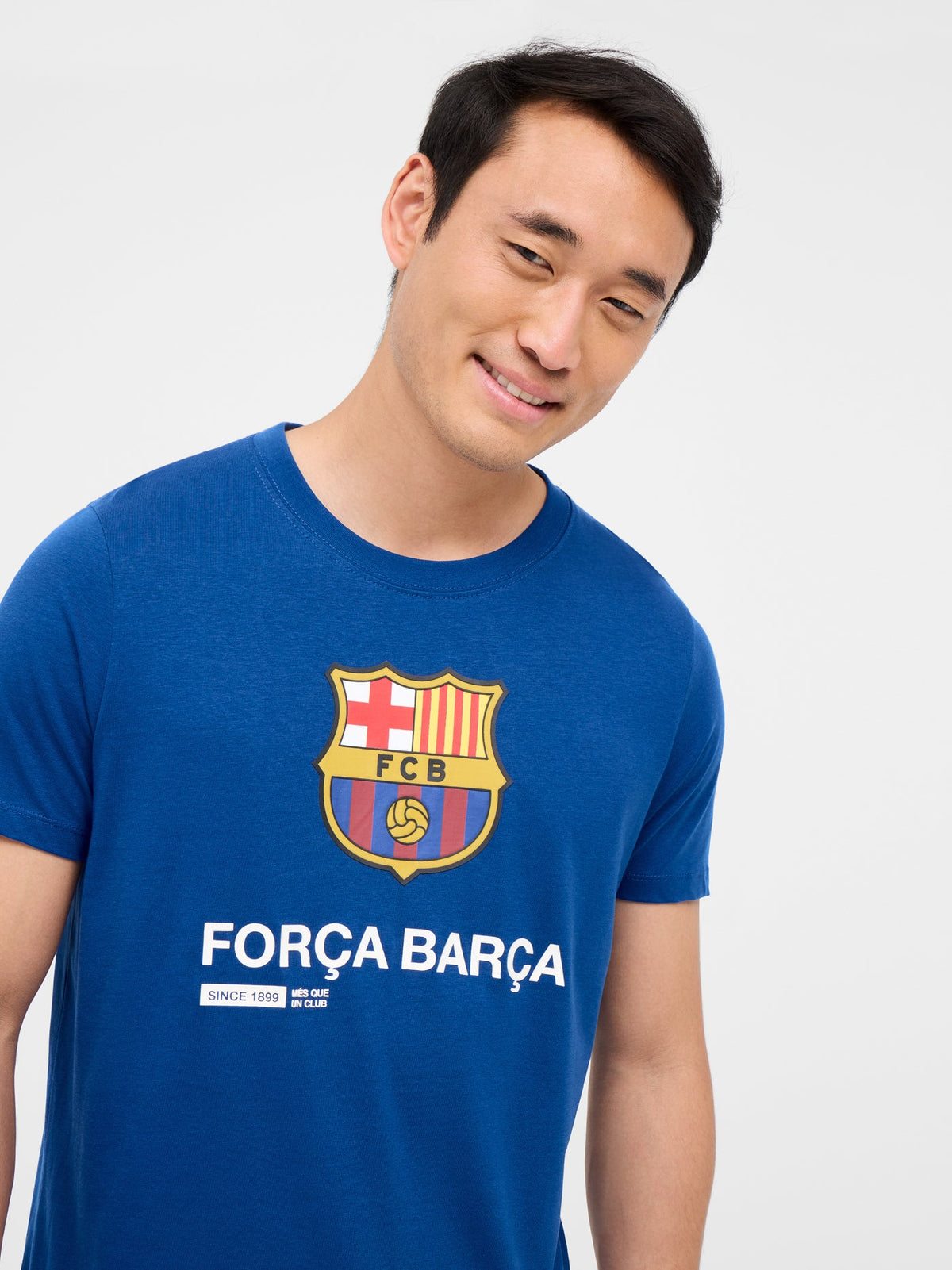 T-shirt blue Força Barça