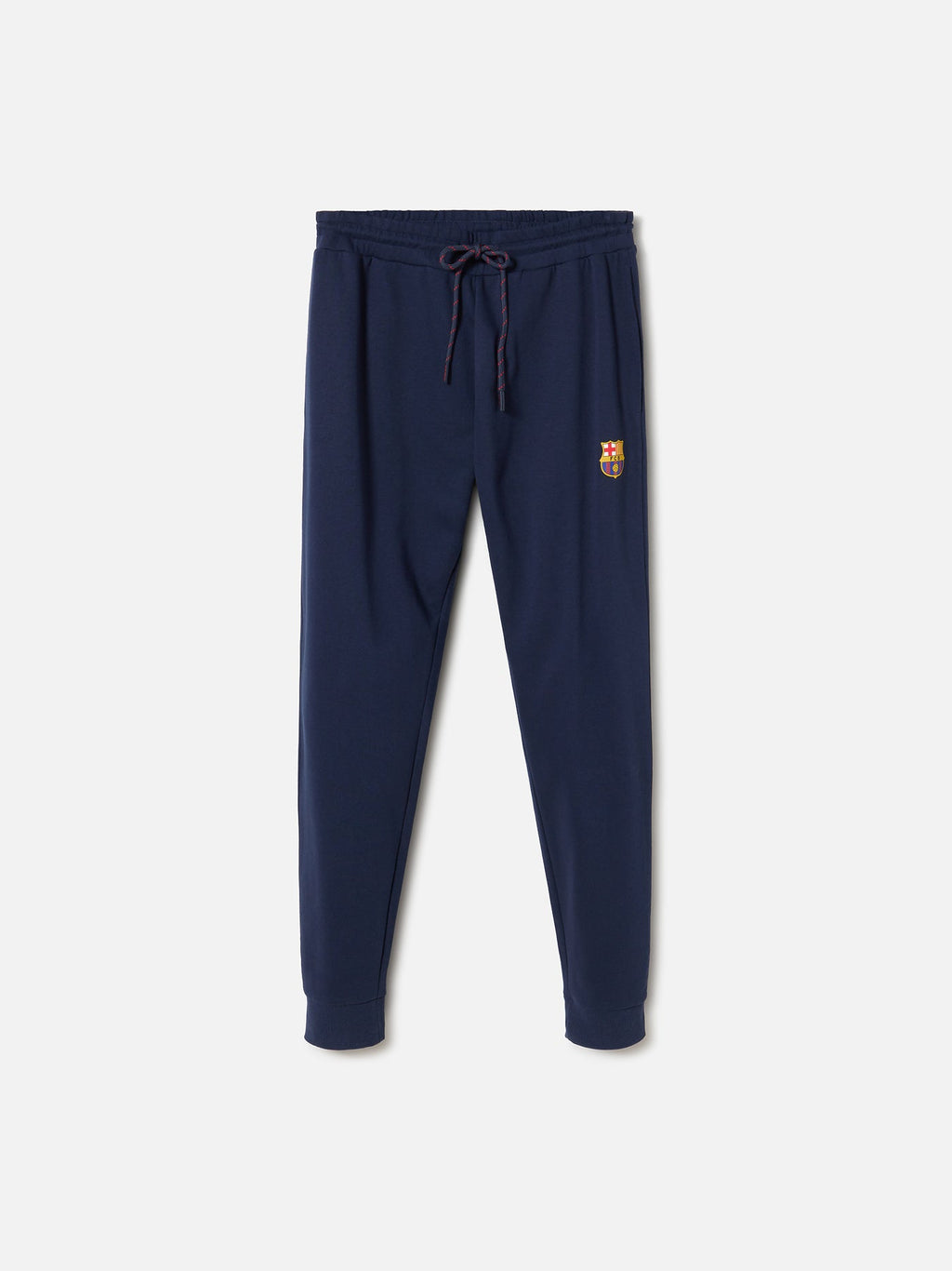 Navy Blue Sweatpants with Barça Crest - Junior