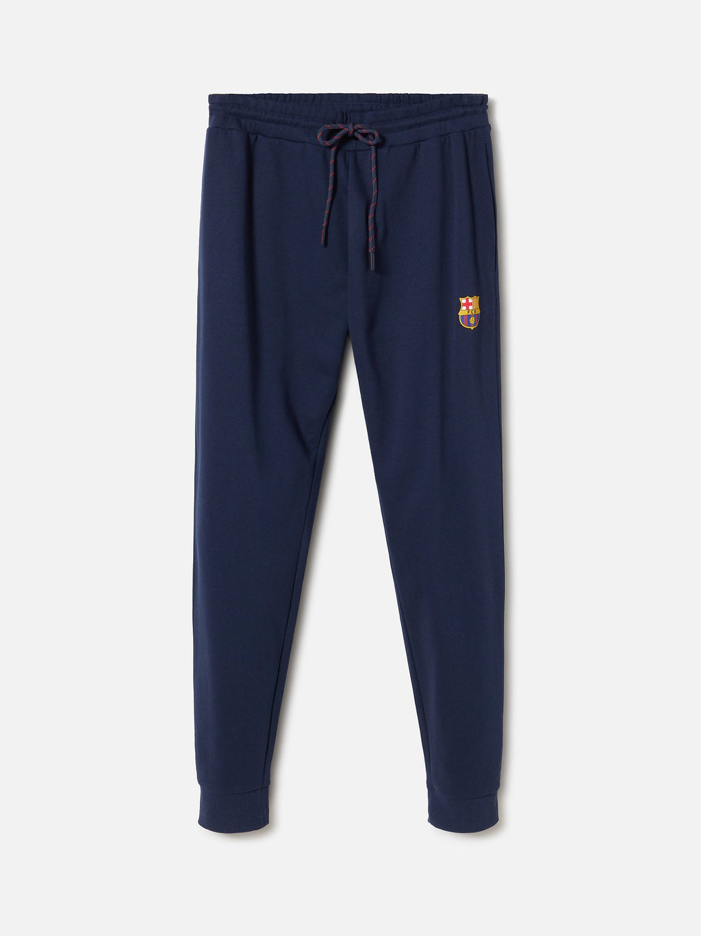 Navy Blue Sweatpants with Barça Crest