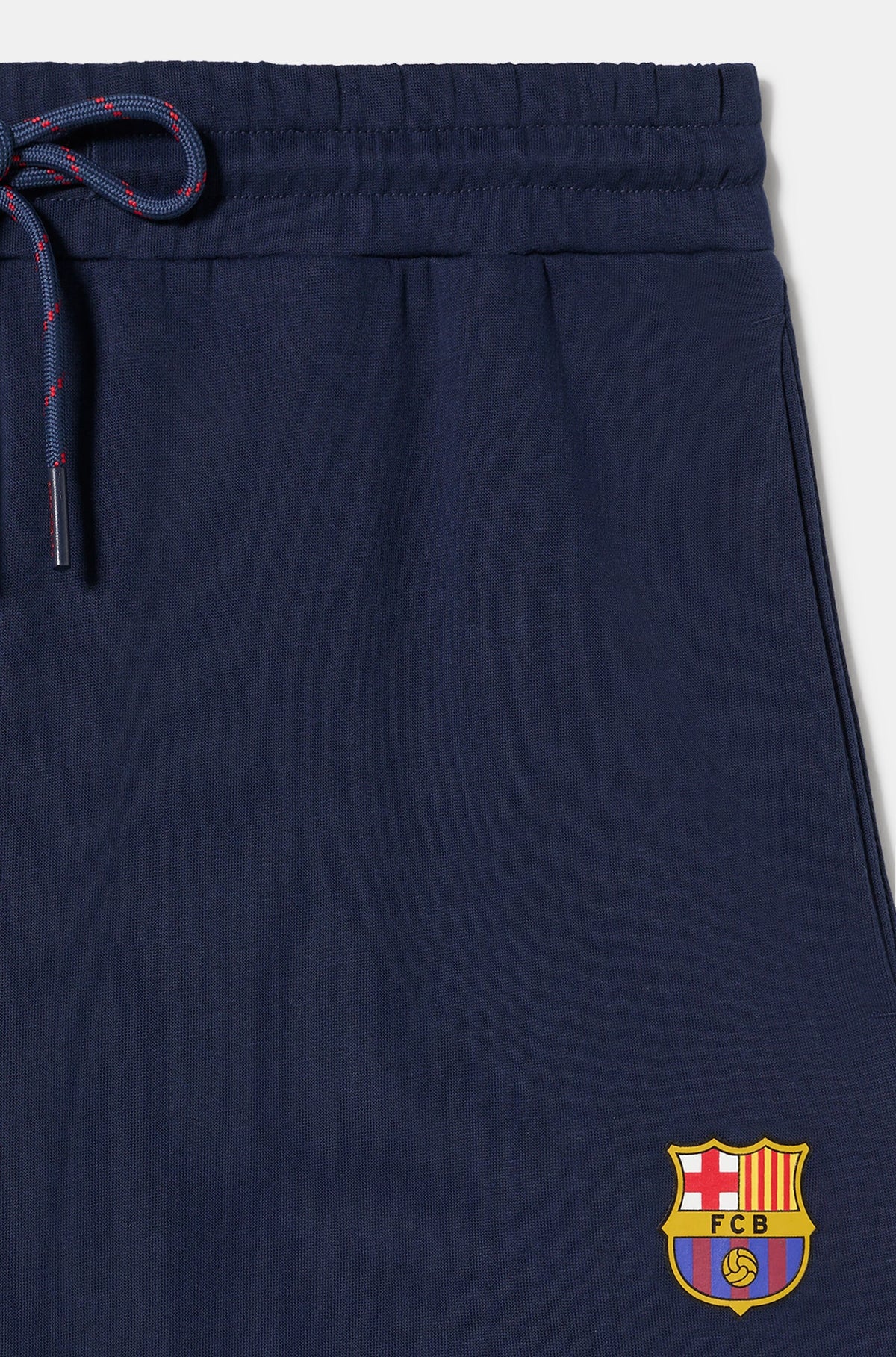 Navy Blue Sweatpants with Barça Crest