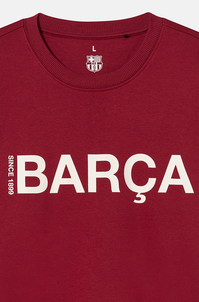 Sweatshirt maroon Barça Since
