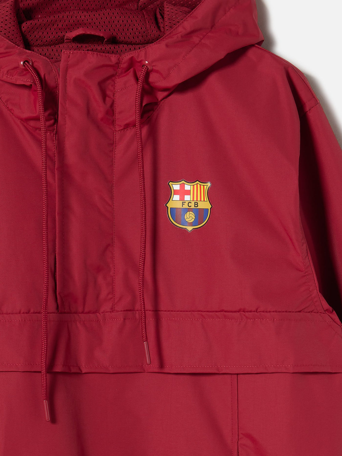 Waterproof maroon jacket Barça