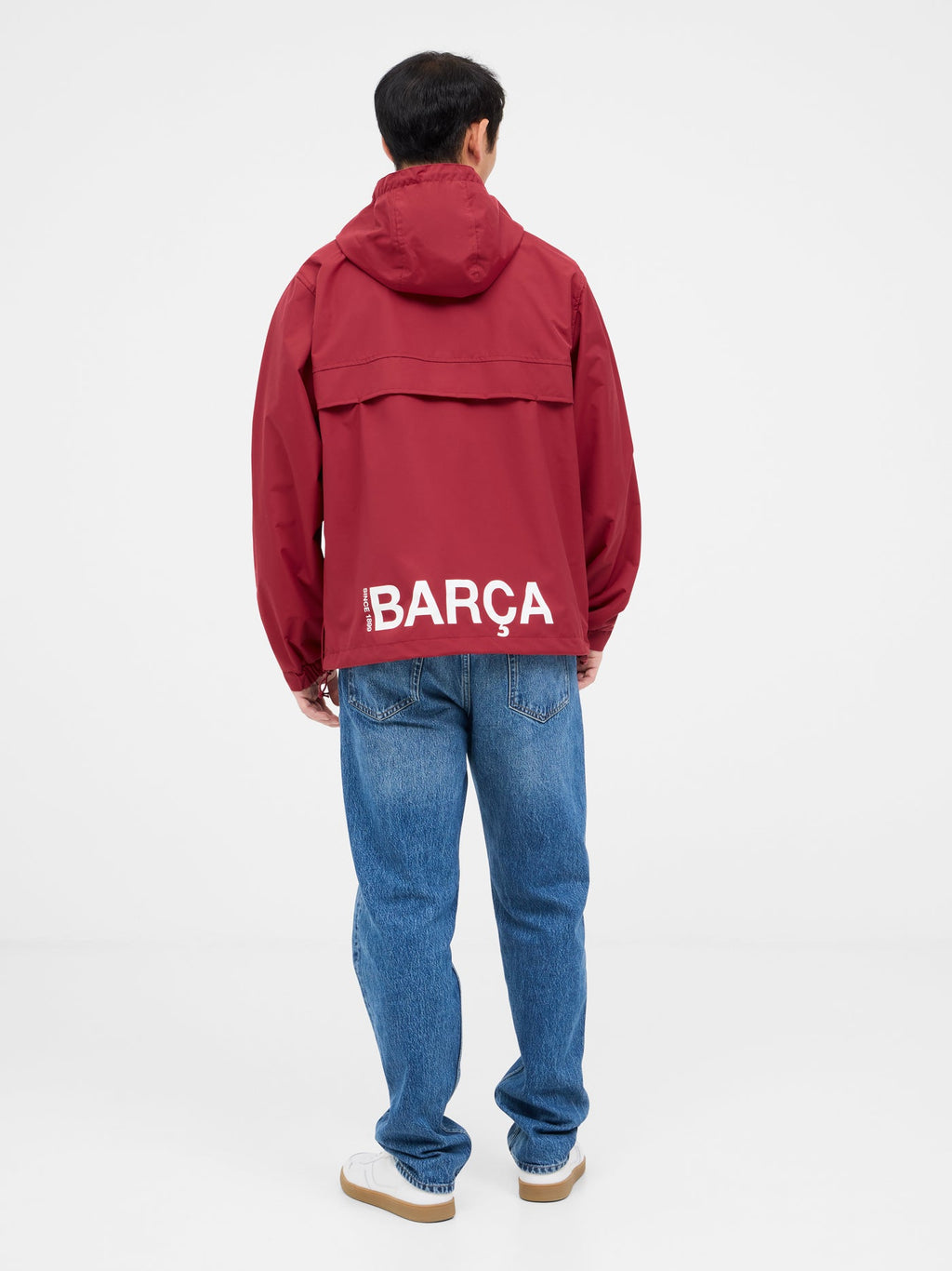 Waterproof maroon jacket Barça