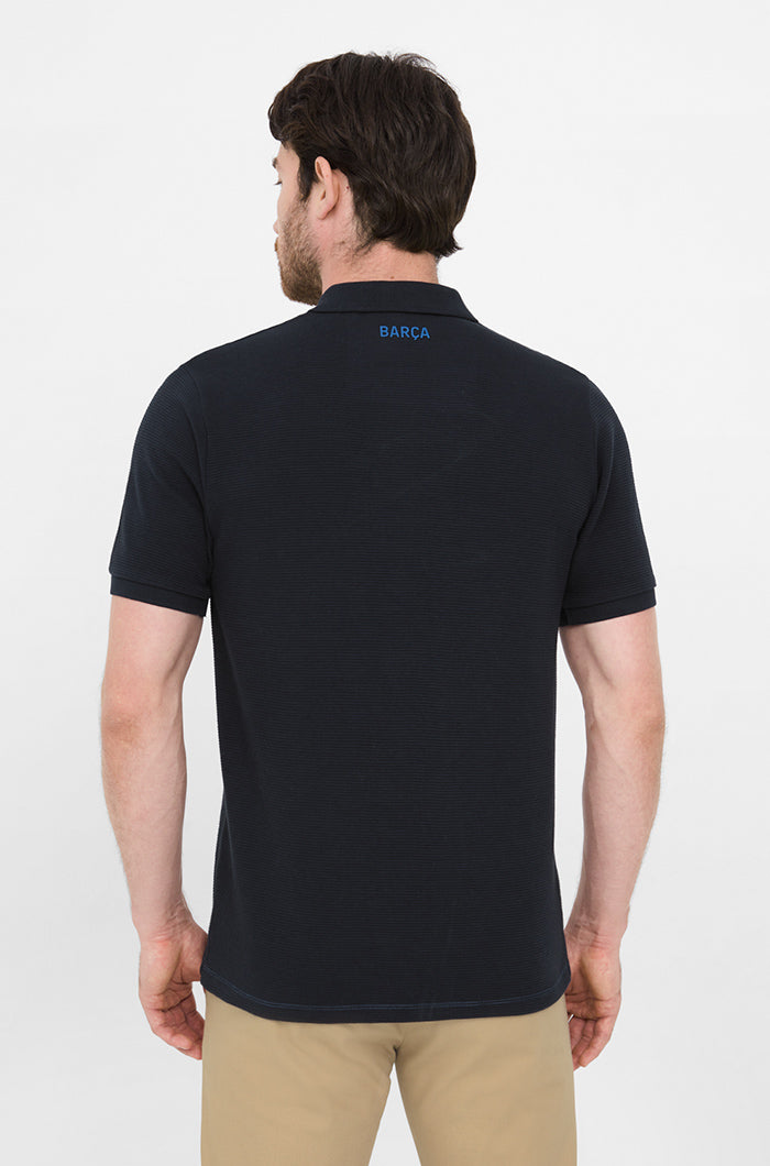Navy polo shirt Barça