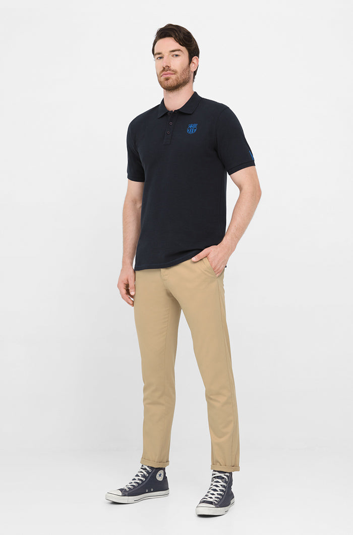 Navy polo shirt Barça