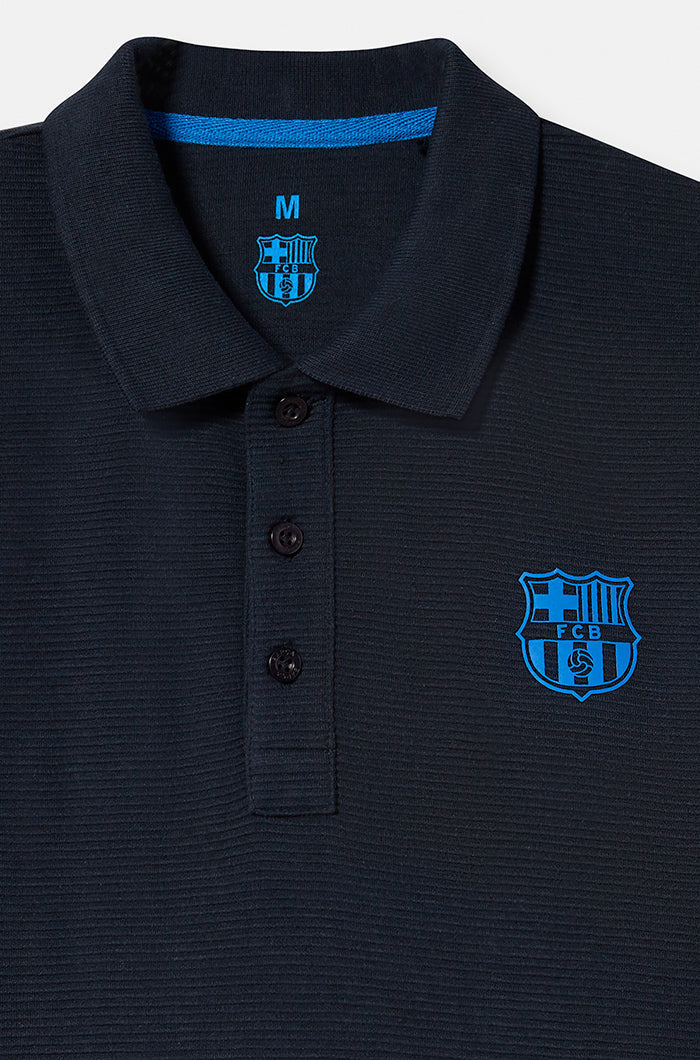 Navy polo shirt Barça