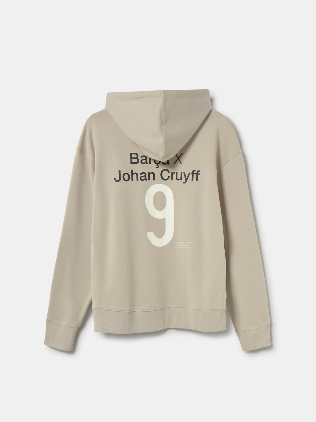 Hoodie 9 Beige Cruyff Barça