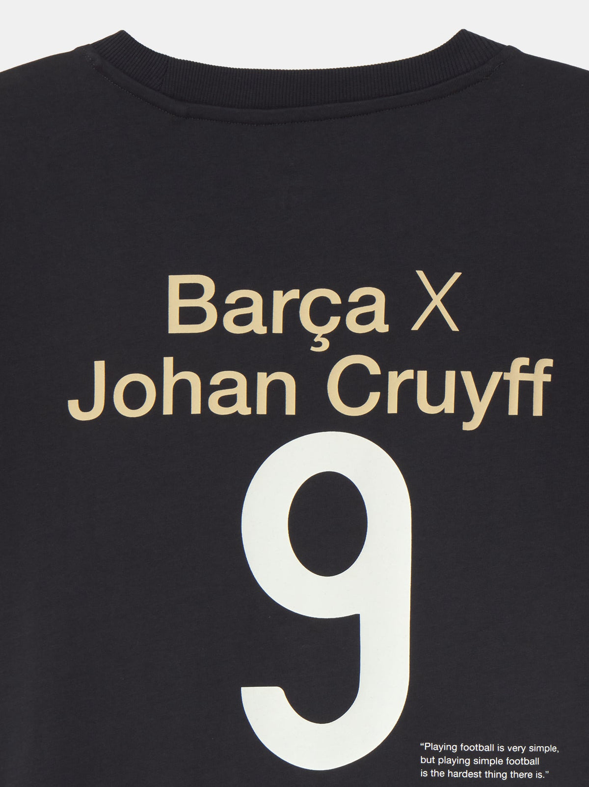 T-shirt 9 Black Cruyff Barça
