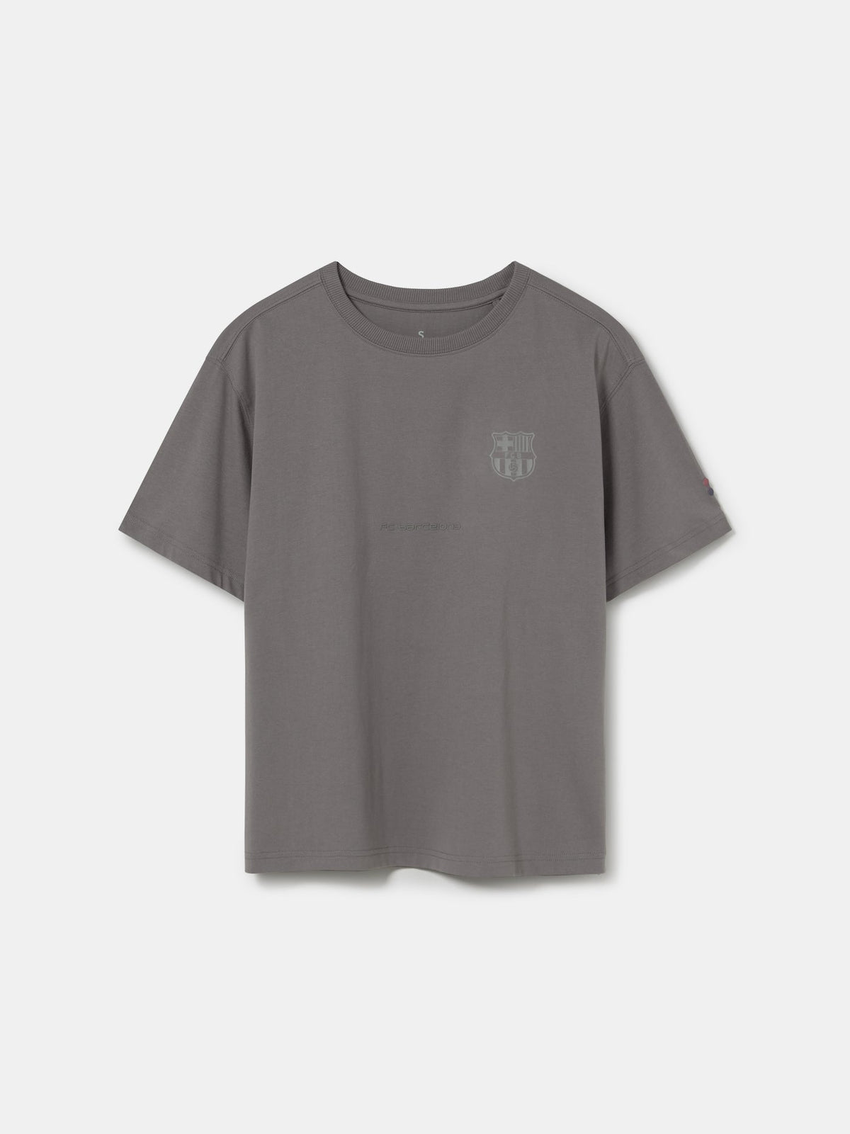T-shirt Grey Barça Organic Goals - Women