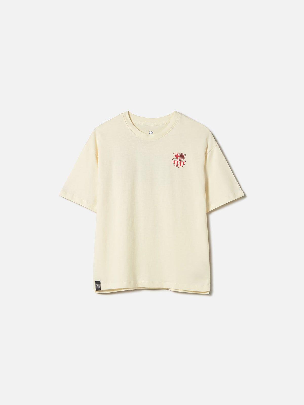 Ecru tee FC Barcelona - Junior