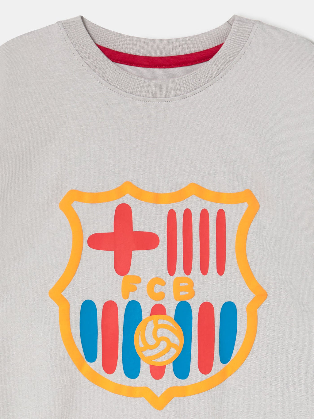 T-shirt Grey Crest Barça - Kids