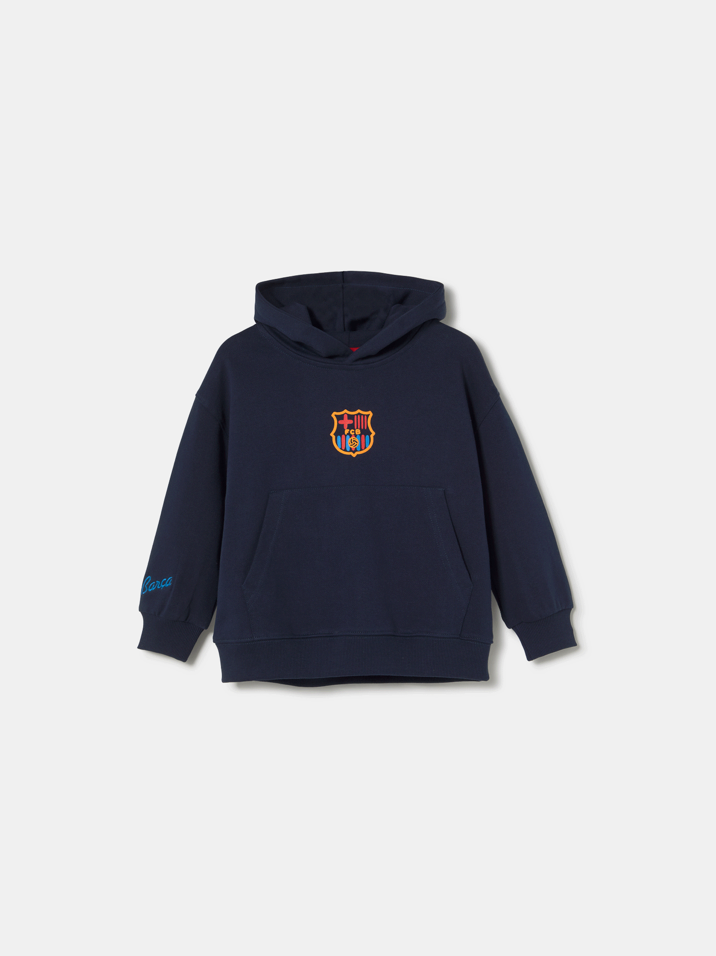 Hoodie Navy Crest Barça - Kids