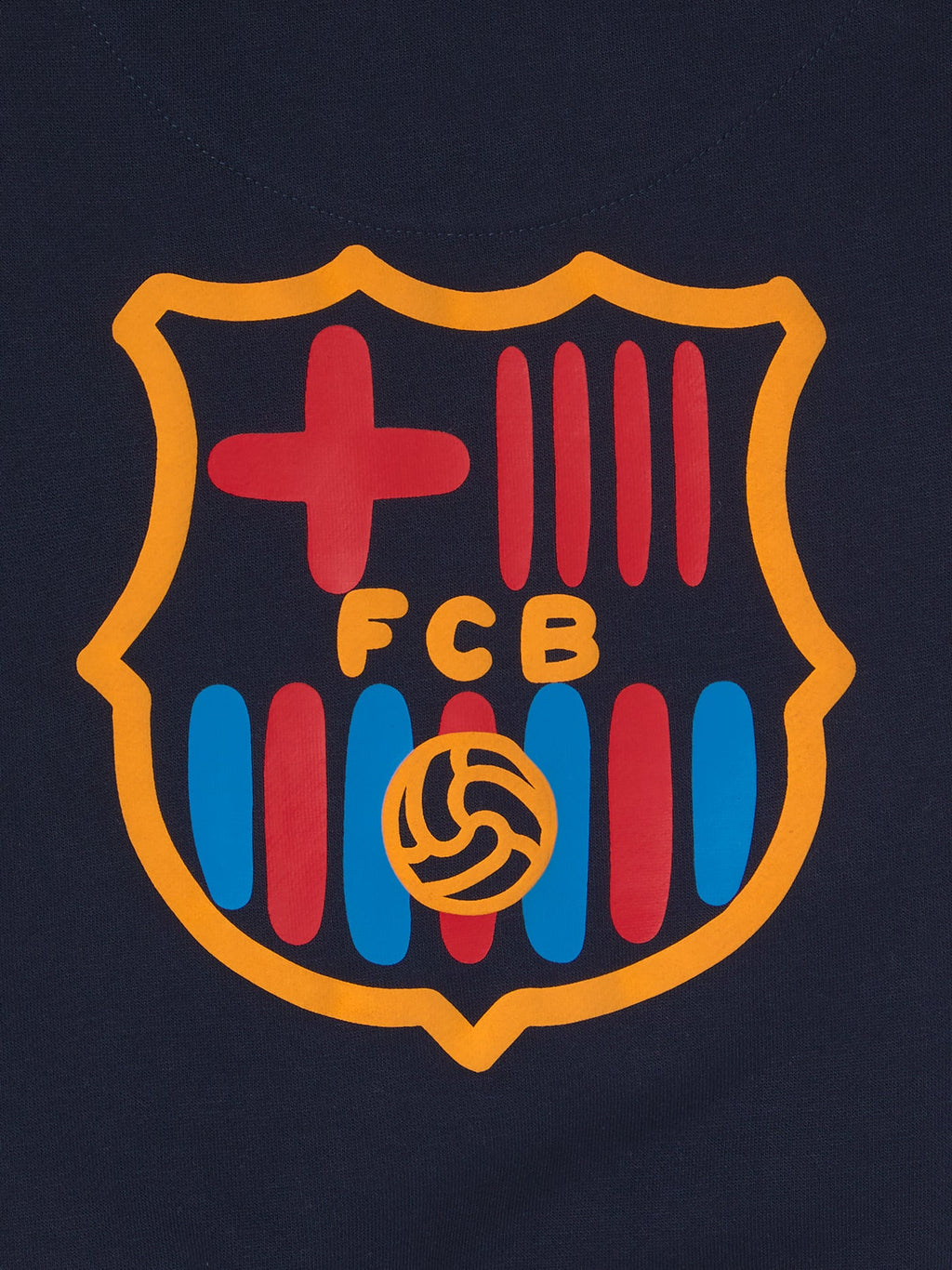 Hoodie Navy Crest Barça - Kids